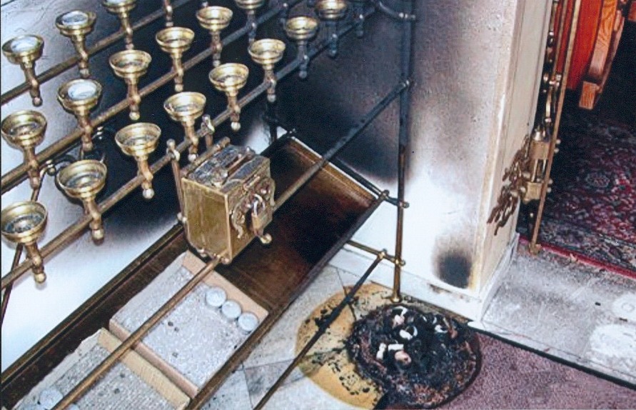 Brand in der Kapelle Gruberau